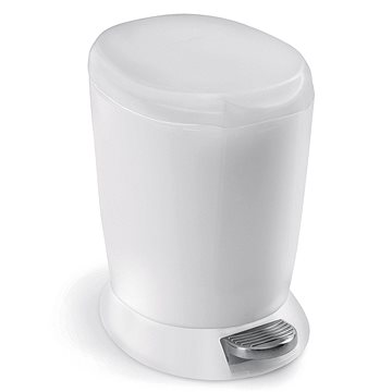 

Simplehuman Pedálový 6 l, plast, bílý