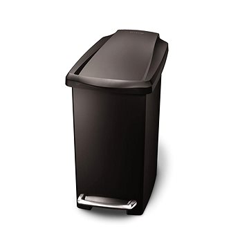 

Simplehuman Pedálový 10 l, ocelový pedál, černý