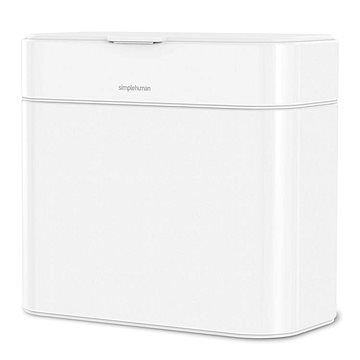 

Simplehuman odpadkový koš na kompostovatelný odpad z kuchyně – 4l, bílá ocel