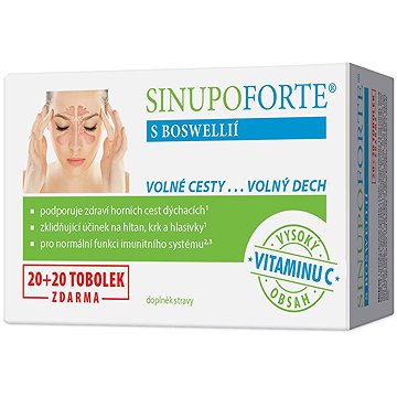 

SINUPO Forte s Boswellií 20+20 tobolek