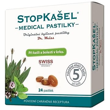 

Dr.Weiss STOPKAŠEL Medical, 24 pastilek