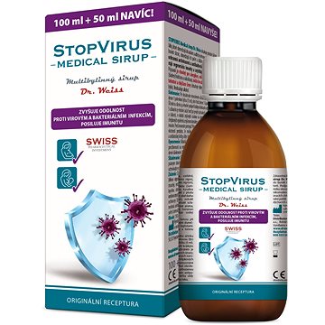 

Dr.Weiss STOPVIRUS Medical sirup 100+50ml NAVÍC