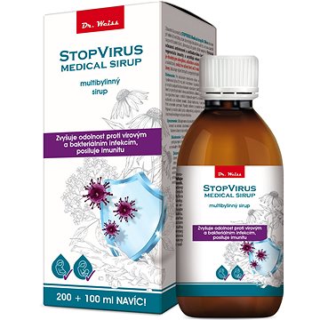 

Dr.Weiss STOPVIRUS Medical sirup 200+100ml NAVÍC