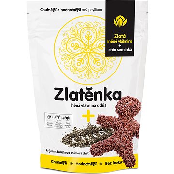 

Zlatěnka lněná vláknina a chia 300g