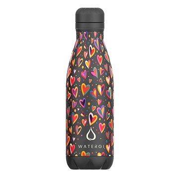 

WATERGI Termoláhev 0,5 L černá LOVE