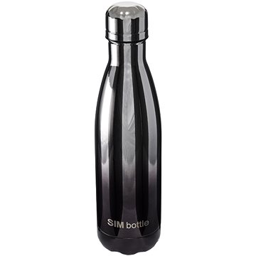 

SIM bottle Termoláhev 0,5 L metalická černo stříbrný gradient