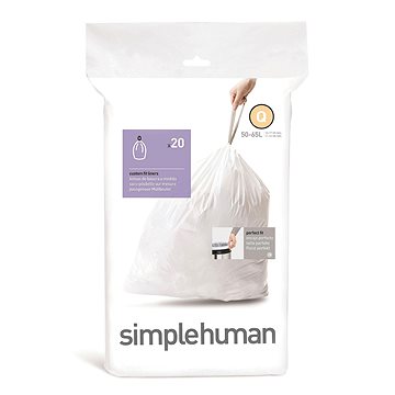 

Simplehuman Typ Q 50-65 l, zatahovací, 20 ks