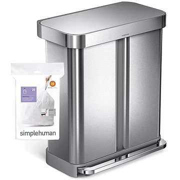 

Simplehuman Typ H 30-35 l, zatahovací, 20 ks