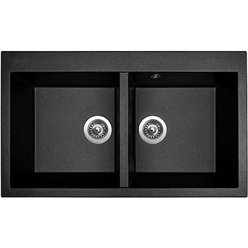 

SINKS AMANDA 860 DUO Metalblack