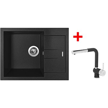 

Sinks Amanda 650 Metalblack + Mix 3 P GR