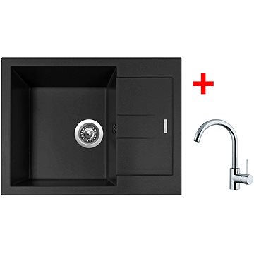 

Sinks Amanda 650 Nanoblack + Mix 35