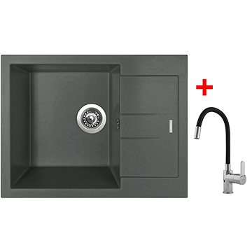 

Sinks Amanda 650 Titanium + Flexia