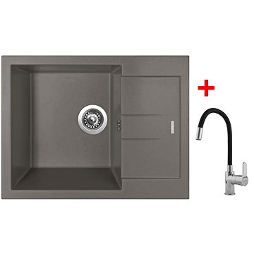 

Sinks Amanda 650 Truffle + Flexia