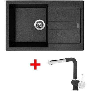 

Sinks Amanda 780 Granblack + Mix 3 P GR