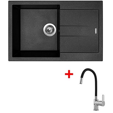 

Sinks Amanda 780 Metalblack + Flexia