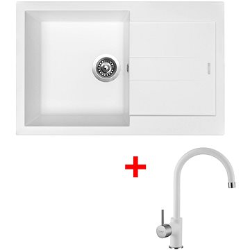 

Sinks Amanda 780 Milk + Vitalia GR