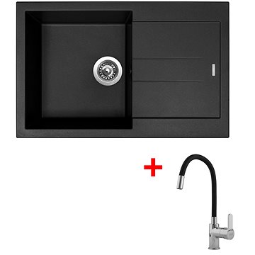 

Sinks Amanda 780 Pureblack + Flexia
