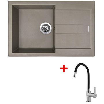 

Sinks Amanda 780 Truffle + Flexia