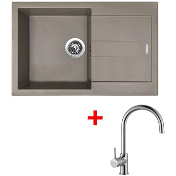 

Sinks Amanda 780 Truffle + Vitalia