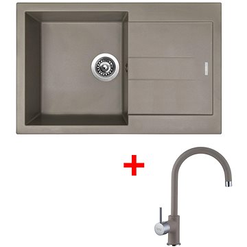 

Sinks Amanda 780 Truffle + Vitalia GR