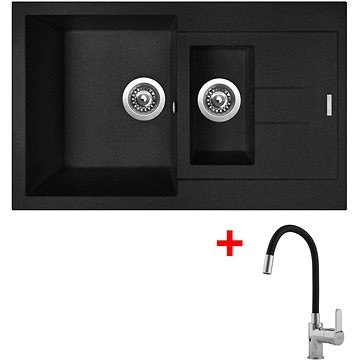 

Sinks Amanda 780.1 Metalblack + Flexia