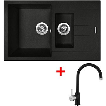 

Sinks Amanda 780.1 Metalblack + Vitalia GR