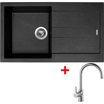 

Sinks Amanda 860 Metalblack + Vitalia