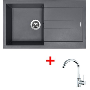 

Sinks Amanda 860 Nanogrey + Mix 35