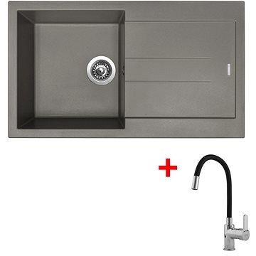 

Sinks Amanda 860 Truffle + Flexia