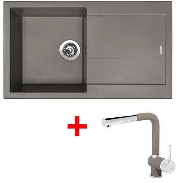 

Sinks Amanda 860 Truffle + Mix 3 P GR