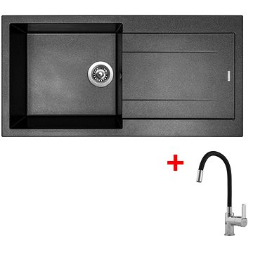 

Sinks Amanda 990 Metalblack + Flexia