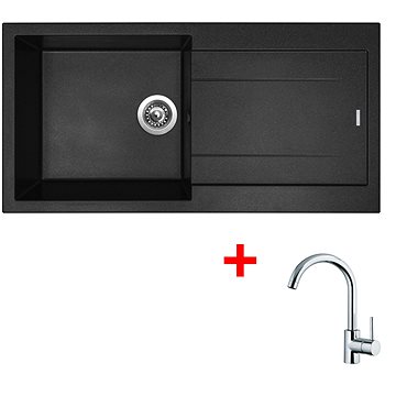 

Sinks Amanda 990 Nanoblack + Mix 35