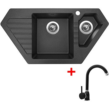 

Sinks Bravo 850.1 Granblack + Polo GR