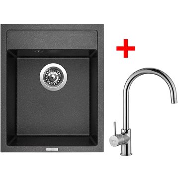 

Sinks Classic 400 Granblack + Vitalia