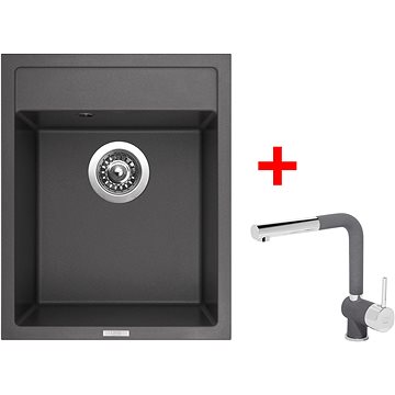 

Sinks Classic 400 Titanium + Mix 3 P GR