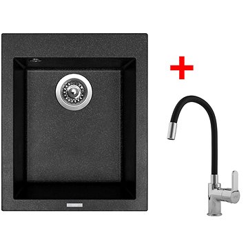 

Sinks Cube 410 Granblack + Flexia