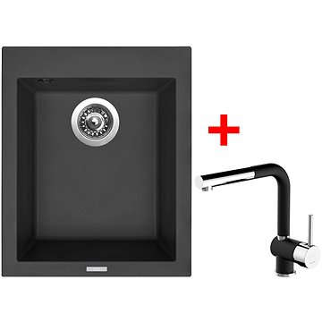 

Sinks Cube 410 Nanoblack + Mix 3 P Nanoblack