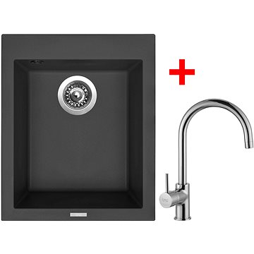 

Sinks Cube 410 Pureblack + Vitalia