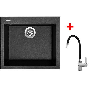 

Sinks Cube 560 Granblack + Flexia