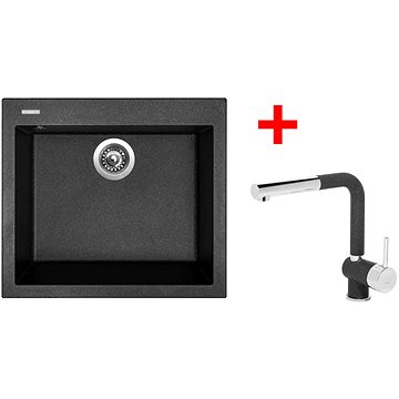 

Sinks Cube 560 Granblack + Mix 3 P GR