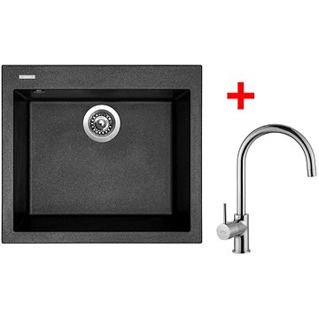 

Sinks Cube 560 Metalblack + Vitalia