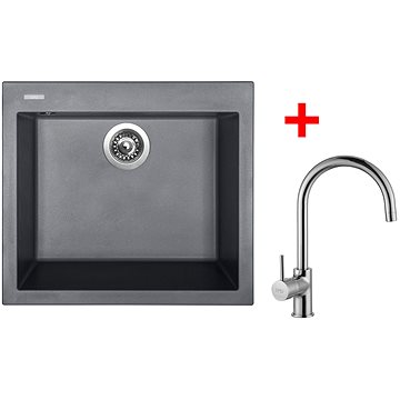 

Sinks Cube 560 Titanium + Vitalia