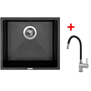 

Sinks Frame 457 Metalblack + Flexia