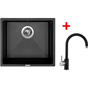 

Sinks Frame 457 Metalblack + Vitalia GR