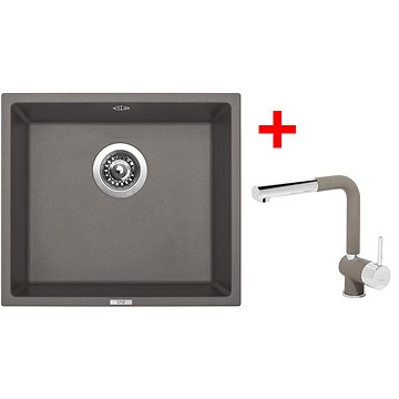 

Sinks Frame 457 Truffle + Mix 3 P GR