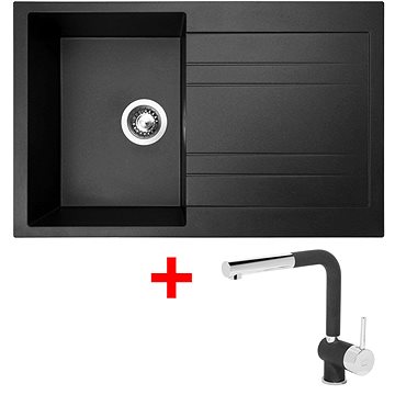 

Sinks Grande 800 Metalblack + Mix 3 P GR
