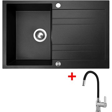

Sinks Grande 800 XC Metalblack + Flexia