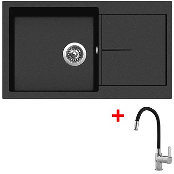 

Sinks Infinity 860 Metalblack + Flexia