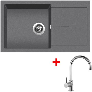 

Sinks Infinity 860 Titanium + Vitalia