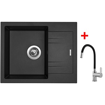

Sinks Linea 600 Metalblack + Flexia